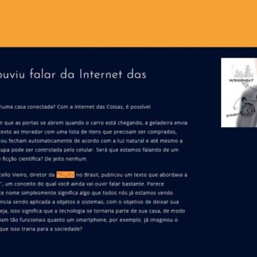 Você já ouviu falar da Internet das Coisas? – Business Consultant