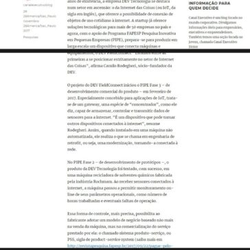 Dispositivo conecta à internet máquinas não automatizadas – Canal Executivo Blog