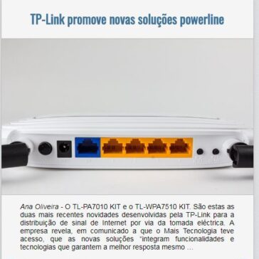 TP-Link promove novas soluções powerline – EexpoNews