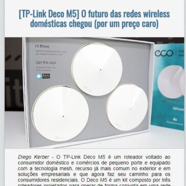 [TP-Link Deco M5] O futuro das redes wireless domésticas chegou (por um preço caro) – EexpoNews