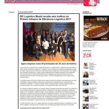 DC Logistics Brasil recebe seis troféus no Prêmio Infraero de Eficiência Logística 2017 – Agito Social By Franciele Rodrigues