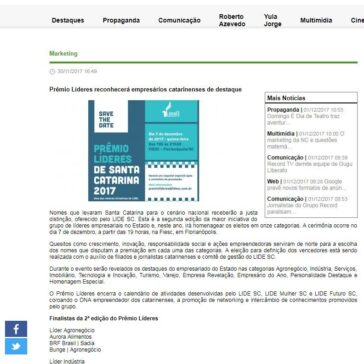 Prêmio Líderes reconhecerá empresários catarinenses de destaque – Portal MakingOf