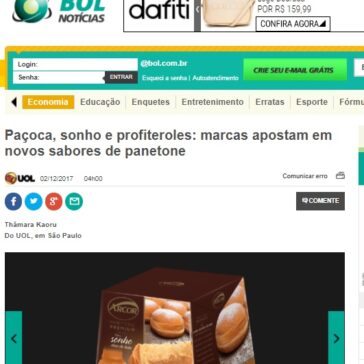 Paçoca, sonho e profiteroles: marcas apostam em novos sabores de panetone – BOL Notícias