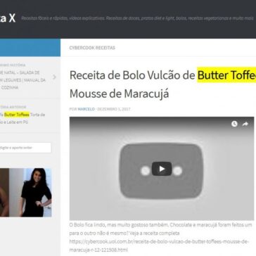 Receita de Bolo Vulcão de Butter Toffees Mousse de Maracujá – Receita X