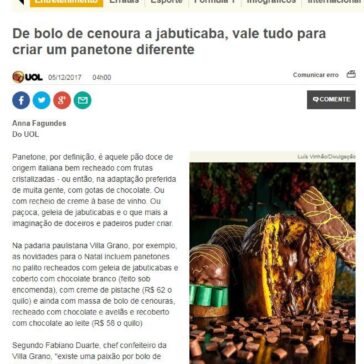 De bolo de cenoura a jabuticaba, vale tudo para criar um panetone diferente – BOL Notícias