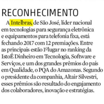Reconhecimento – Diário Catarinense