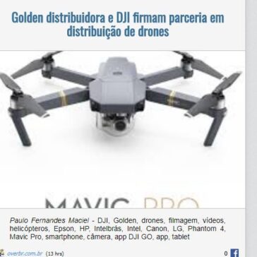 Golden distribuidora e DJI firmam parceria em distribuição de drones – EexpoNews