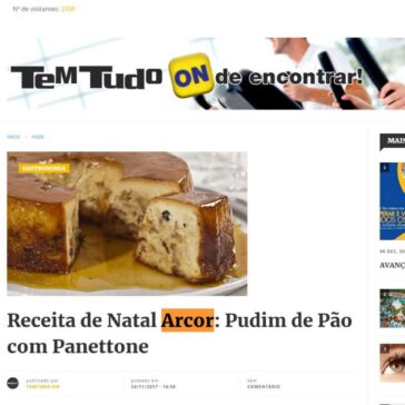 Receita de Natal Arcor: Pudim de Pão com Panettone – Tem tudo ON