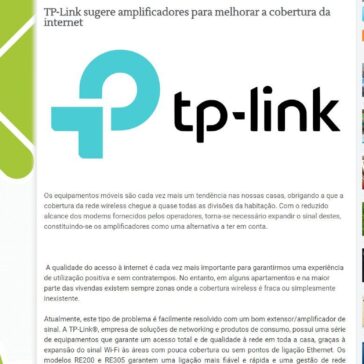 TP-Link sugere amplificadores para melhorar a cobertura da internet – Apps Androide