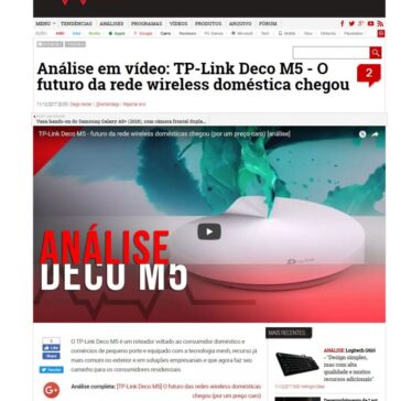 Análise em vídeo: TP-Link Deco M5 – O futuro da rede wireless doméstica chegou – Adrenaline