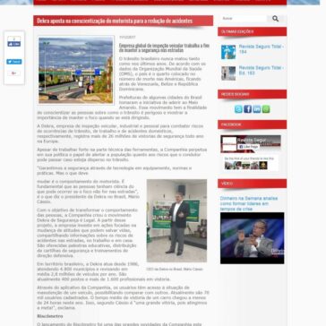 Dekra aposta na conscientização do motorista para a redução de acidentes – Revista Seguro Total