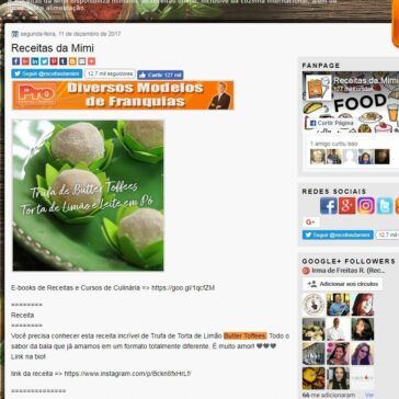 Receitas da Mimi – Receitas da Mimi