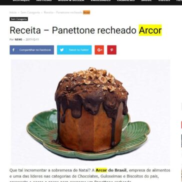 Receita – Panettone recheado Arcor – Revista News