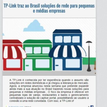 TP-Link traz ao Brasil soluções de rede para pequenas e médias empresas – EexpoNews
