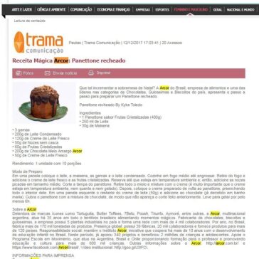 Receita Mágica Arcor: Panettone recheado – Maxpress Net