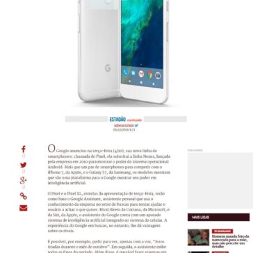 Pixel: novo smartphone da Google reforça inteligência artificial – Metropoles