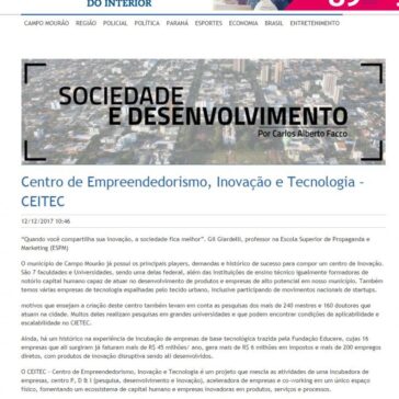 “Centro de Empreendedorismo, Inovação e Tecnologia – CEITEC ” – Tribuna do Interior