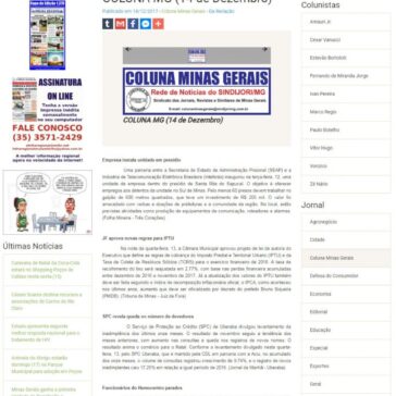 COLUNA MG (14 de Dezembro) – A Folha Regional