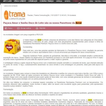 Paçoca Amor e Sonho Doce de Leite são os novos Panettone da Arcor – Maxpress Net