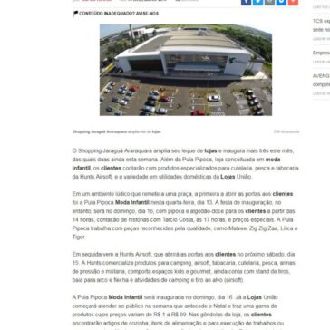 Shopping Jaraguá Araraquara amplia mix de lojas com mais inaugurações – BrandPress