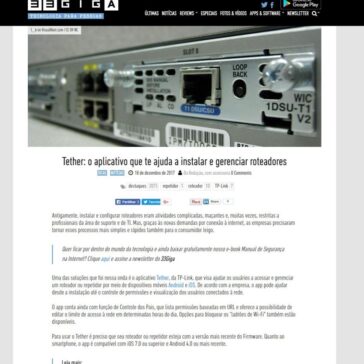 Tether: o aplicativo que te ajuda a instalar e gerenciar roteadores -33 Giga