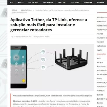 Aplicativo Tether, da TP-Link, oferece a solução mais fácil para instalar e gerenciar roteadores – MTI Tecnologia