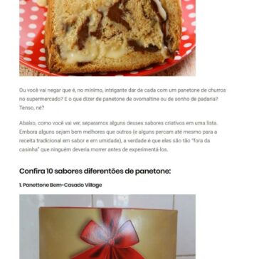 10 sabores de panetone que você não pode morrer sem experimentar – Área de Mulher