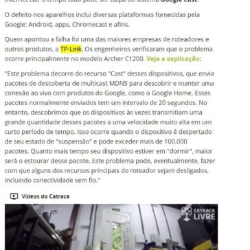 Os recursos da Google podem diminuir a conexão do seu Wi-Fi – Catraca Livre