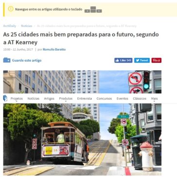 As 25 cidades mais bem preparadas para o futuro, segundo a AT Kearney – Arch Daily Brasil