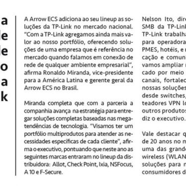Arrow amplia portfólio de soluções de rede fazendo nova parceria com a TP-Link – Partner Sales