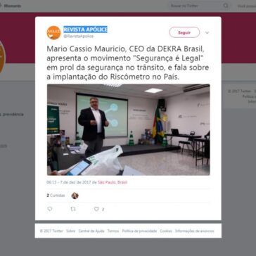 REVISTA APÓLICE‏ – Twitter