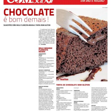 Chocolate é bom demais! – Comércio do Jahu