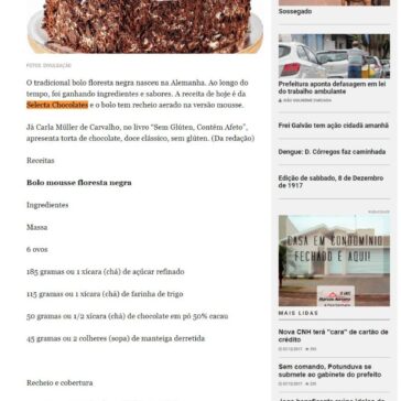 Chocolate é bom demais! – Comércio do Jahu