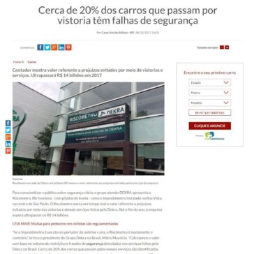 Cerca de 20% dos carros que passam por vistoria têm falhas de segurança – IG