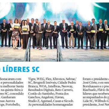 PRÊMIO LÍDERES SC – Jornal de Santa Catarina