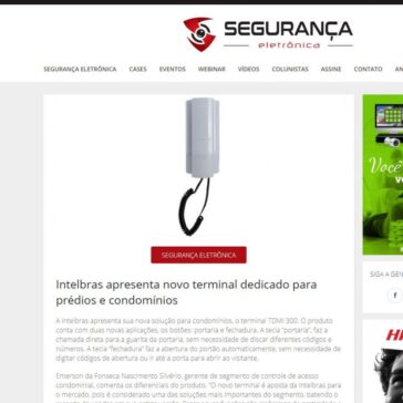 Intelbras apresenta novo terminal dedicado para prédios e condomínios – Revista Segurança Eletrônica