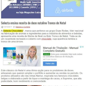 Selecta ensina receita do doce natalino Tronco de Natal – Rede Press