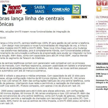 Intelbras lança linha de centrais telefônicas – Callcenter