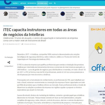 iTEC capacita instrutores em todas as áreas de negócios da Intelbras – InforChannel