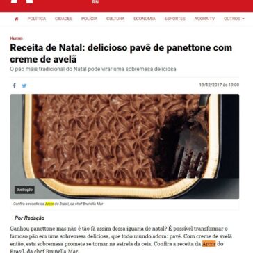 Receita de Natal: delicioso pavê de panettone com creme de avelã – Agora RN