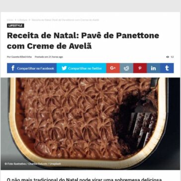 Receita de Natal: Pavê de Panettone com Creme de Avelã – GR 21