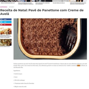 Receita de Natal: Pavê de Panettone com Creme de Avelã – Portal Iza Zilli