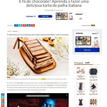 É fã de chocolate? Aprenda a fazer uma deliciosa torta de palha italiana – iG Receitas