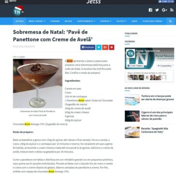 Sobremesa de Natal: ‘Pavê de Panettone com Creme de Avelã’ – Portal Telenotícias