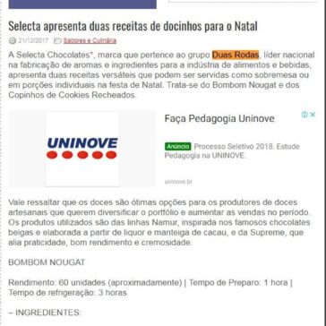 Selecta apresenta duas receitas de docinhos para o Natal – Rede Press