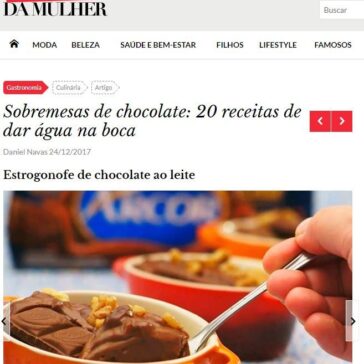 Sobremesas de chocolate: 20 receitas de dar água na boca – A Revista da Mulher