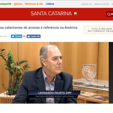 Empresa catarinense de aromas é referência na América do Sul – NSC – Globo