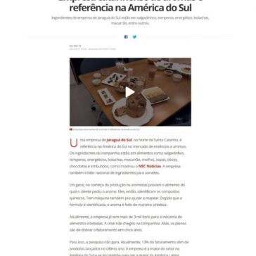 Empresa catarinense de aromas é referência na América do Sul – G1 Santa Catarina
