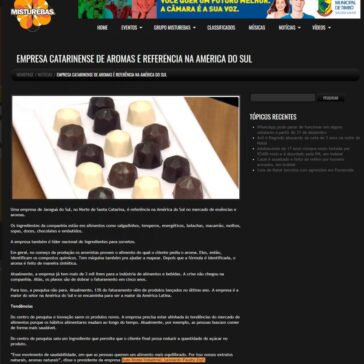 Empresa catarinense de aromas é referência na América do Sul – Misturebas