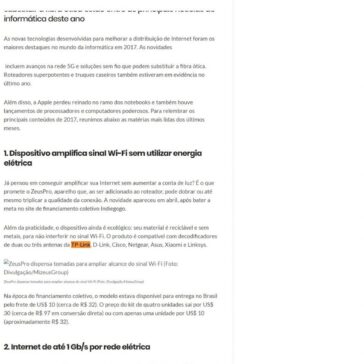 Internet mais rápida foi o assunto de destaque de informática em 2017 – Jornal Cidade (Tocantins)
